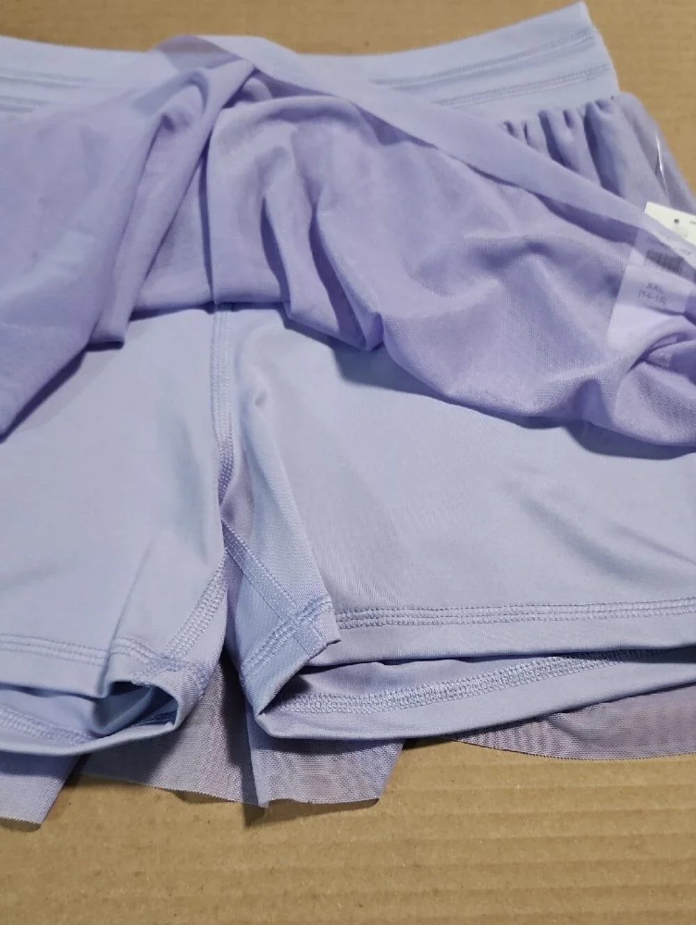 Gap Kids Lavender Mesh Skirt Skort, XXL (14-16)